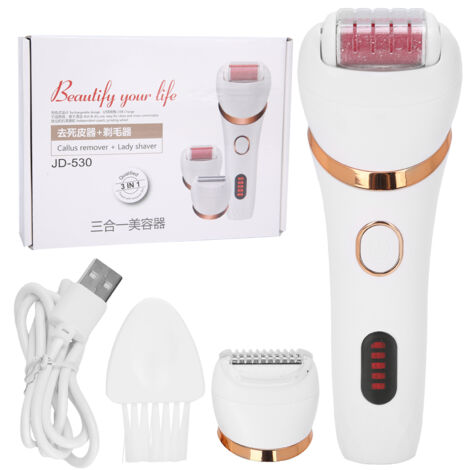 Rasoir Électrique Multifonction pour Pieds - Lime à Callosités et Épilateur Corporel (1/5)