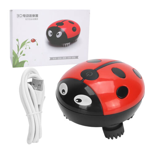 Masque de Massage Électrique pour Tête Silencieux, Rechargeable USB pour Cuir Chevelu, Bras, Jambes et Cou (1/5)