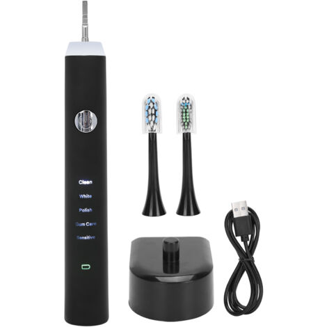 Brosse à dents électrique ultrasonique rechargeable pour blanchiment et nettoyage en profondeur (1/5)