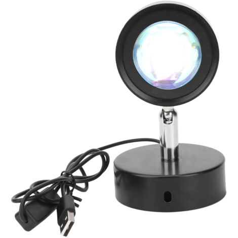 Lampe Projecteur USB, Lumière de Projection pour Salon, Décoration Murale, Éclairage Solaire Multicolore (1/5)