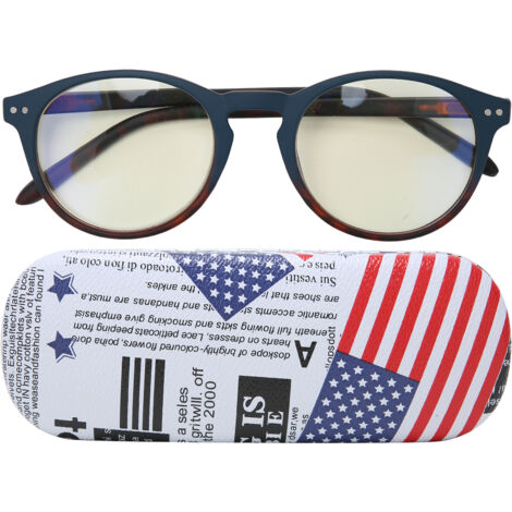 Lunettes anti lumière bleue unisex pour hommes et femmes, style tendance avec correction +2.00 (1/5)