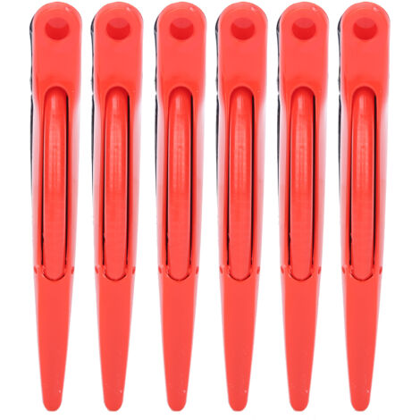 6 Pièces Pinces à Cheveux Bec de Canard pour Coloration et Mise en Plis - Salon de Coiffure (1/5)