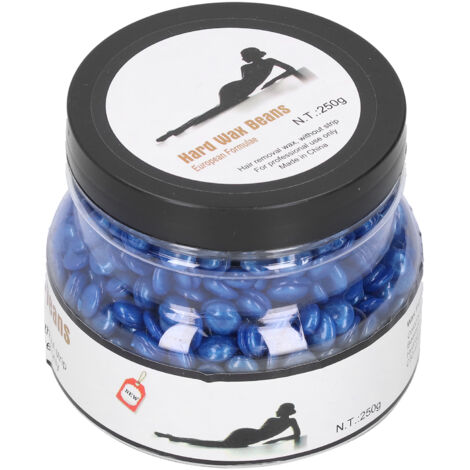 Perles de cire épilatoire dure à l'extrait végétal pour visage, aisselles et jambes - 250g (1/5)