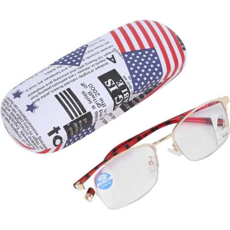 Lunettes de lecture anti-lumière bleue pour hommes et femmes, réduction de la fatigue oculaire (+200) (1/5)