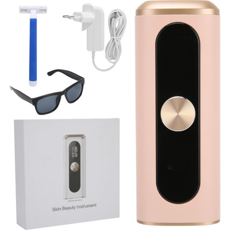 Épilateur Lumière Pulsée 5 Niveaux Professionnel pour Épilation Corporelle sans Douleur 110‑240V Prise UE Rose (1/5)