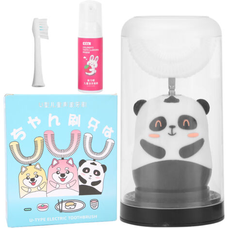 Brosse à dents électrique en forme de U pour enfants, étanche IPX7, nettoyage automatique des dents (1/5)