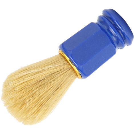 Brosse de rasage pour homme à poils doux - Accessoire de soin de barbe et rasoir pour salon à domicile - Bleu (1/5)