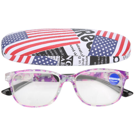 Lunettes de lecture anti-lumière bleue pour seniors, haute définition et style tendance (+250) (1/5)