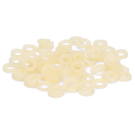 100 pièces / Sachet Élastiques Orthodontiques pour Appareil Dentaire Accessoire Bagues 1/4 Pouce (1/5)