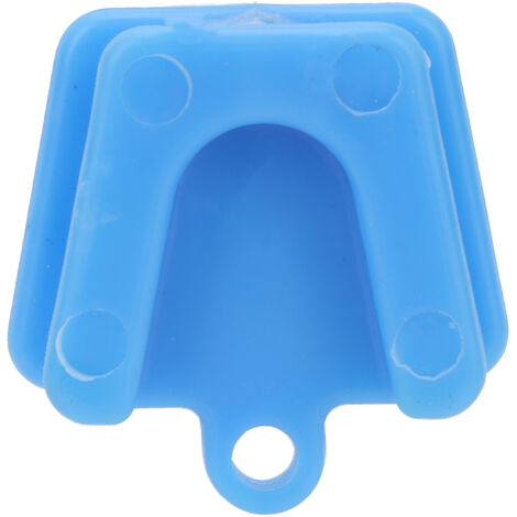 Blocs de morsure orthodontiques en silicone bleu, écarteurs de joues pour soins dentaires professionnels
