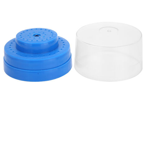 Porte-fraises dentaires rond 60 trous, boîte de rangement pour têtes de meulage et accessoires dentaires (1/5)