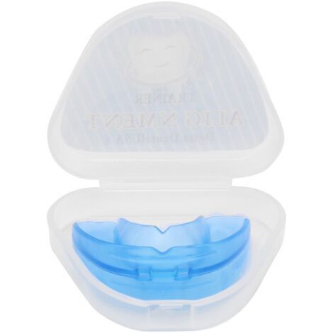 Protège-dents dentaire en silicone anti-grincement des dents, appareil de rétention orthodontique portable (1/5)