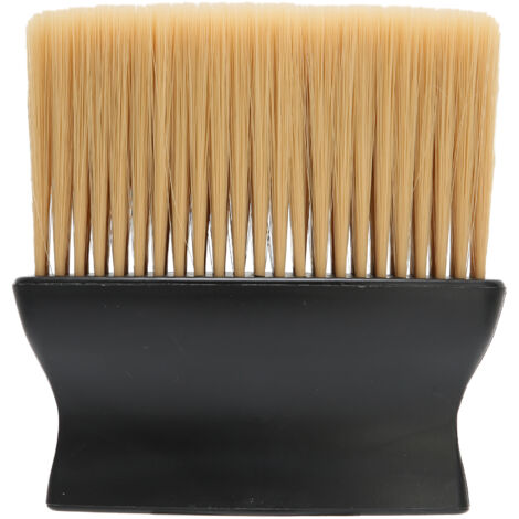 Brosse à Poussière Professionnelle pour Cou - Élimination Douce des Poils du Cou - Nettoyage de Barbe - Couleur Jaune Clair (1/5)