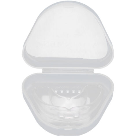 Protecteur buccal dentaire transparent en silicone pour grincement de dents, appareil orthodontique portable. (1/5)