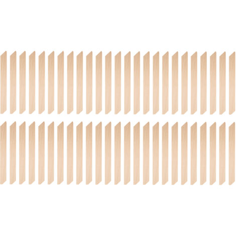 50 pièces Spatules en Bois pour Cire Épilation Visage Corps Jamais Bras Outil Professionnel (1/5)