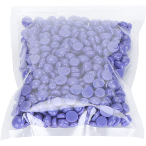 Perles de cire dépilatoire professionnelles 50g à la lavande pour visage, bras, dos et jambes (1/5)