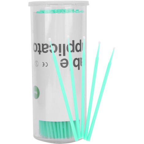100 pinceaux applicateurs jetables pour soins dentaires, accessoires dentistes, hygiène buccale (1/5)