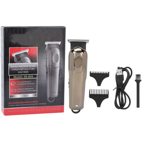 Tondeuse Cheveux Professionnelle Rechargeable USB pour Hommes - Coupe et Soin Barbe