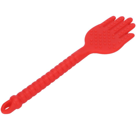 Bâton de Massage en Silicone pour Points d'Acupression et Méridiens - Rouge (1/5)