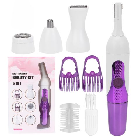 Rasoir à Poils de Nez Femme - Épilateur Indolore et Précision Acier Inoxydable (1/5)