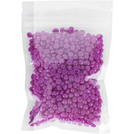Perles de cire épilatoire pour femmes et hommes - Visage, bras, dos, jambes - 50g Violet (1/5)