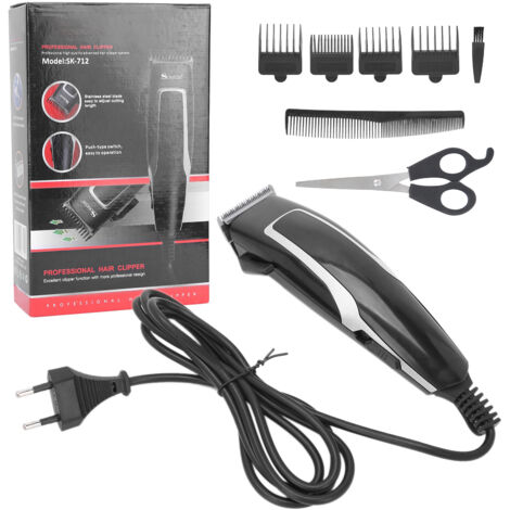 Tondeuse à Cheveux Professionnelle Puissante pour Salon et Maison, Prise EU 230V
