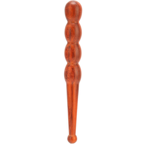 Bâton de massage en bois pour réflexologie plantaire et palmaire, massant pieds, mains et corps (1/5)