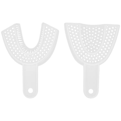 Plateau d'empreinte dentaire jetable en plastique - Matériel de soin bucco-dentaire portable (1/5)