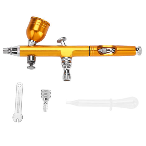 Pistolet aérographe à gravité 0.2mm pour maquillage, tatouage et décoration de gâteau (1/5)