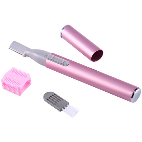 Rasoir Électrique Portable Visage Sourcils Corps Épilation Lame Beauté Rose (1/5)