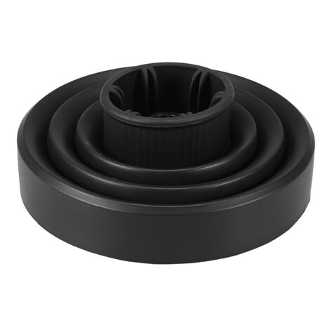 Sèche-cheveux pliable avec diffuseur pour salon, outil de coiffure professionnel (Noir)
