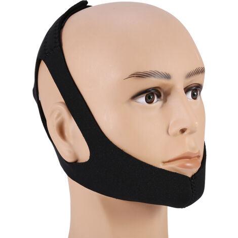 Masque Anti Ronflement Triangle avec Bandeau de Soutien de Mâchoire pour Homme et Femme