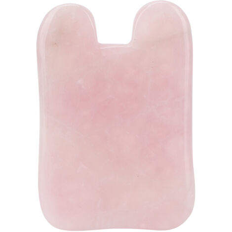 Outil de Gua Sha en Quartz Rose Professionnel pour Massage Facial et Beauté (1/5)