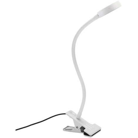 Lampe de bureau USB portable pour maquillage permanent et tatouage des sourcils (Argent)