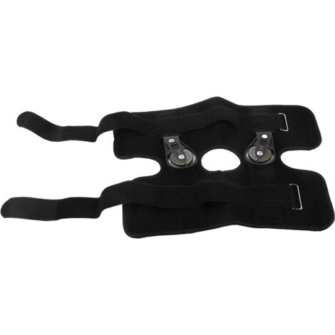 Orthèse de genou ajustable avec attache de cheville et articulation flexible - Support articulaire (1/5)