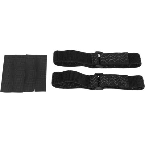 2 pièces de fixations anti-dérapage pour bottes, avec 4 bandes adhésives pour maintien sécurisé (1/5)