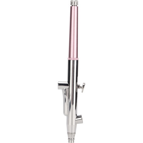 Stylo aérographe à manucure rose pour maquillage temporaire et tatouage, filetage interne. (1/5)