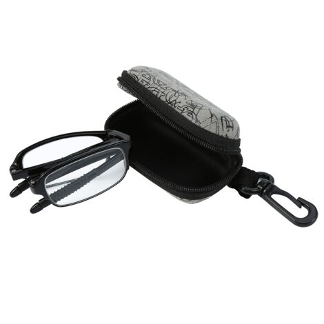 Lunettes de lecture pliantes légères pour presbytes, anti-fatigue (Noir, puissance 1.0) (1/5)