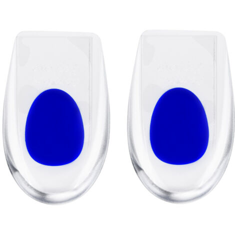 Semelles en Gel de Silicone pour Augmenter la Taille - Coussinets de Soutien de la Voûte Plantaire Bleus (1/5)
