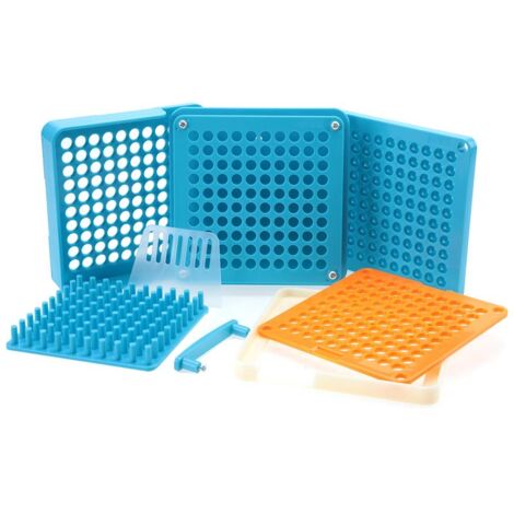 Plaque de Remplissage 100 Capsules Vides, Distributeur de Poudre Outil pour Capsules 00 (1/5)