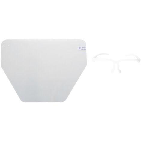 Masque de Protection Dentaire Professionnel - Écran Facial Détachable Blanc pour Soins Dentaires (1/5)
