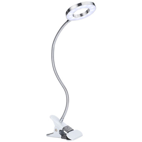 Lampe de maquillage USB circulaire pour salon de beauté, lumière LED de bureau avec pince pour tatouage des sourcils et lèvres (1/5)