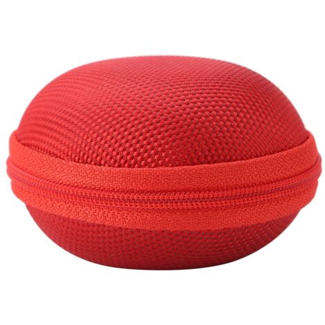 Étui de transport 7 fioles d'huiles essentielles, rangement portable et compact, rouge vif (1/5)