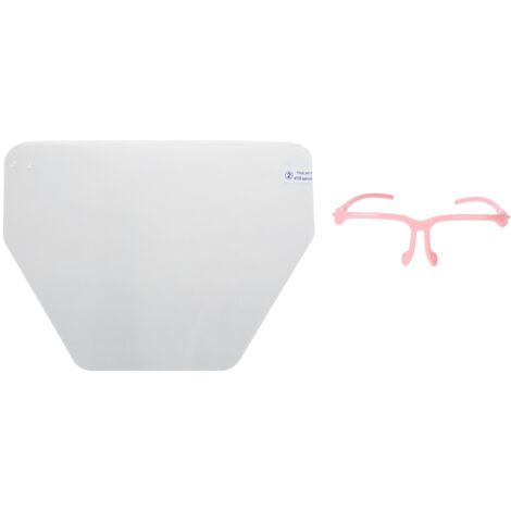 Masque de Protection Dentaire Professionnel - Visière Faciale Détachable Rose pour Soins Dentaires (1/5)