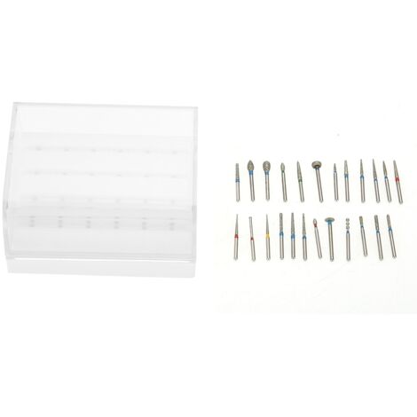 Porte-fraises dentaires 24 trous pour fraises diamantées et outils de forage à haute vitesse (1/5)