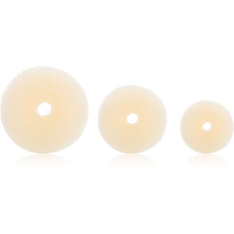 3 Pièces Accessoires Cheveux Femme Outils Coiffage Chouchou Tresse Disque Crépus (1/5)