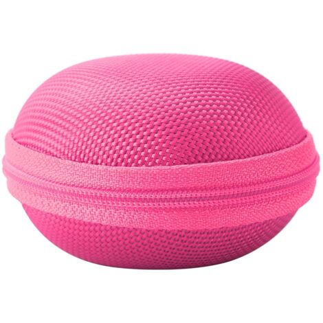 Étui de transport pour 7 flacons d'huiles essentielles, rangement portable en rouge rose (1/5)