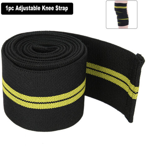 1pc Attache Genou Réglable Strap de Soutien Élastique pour Poignet/Cuisse/Genou 03