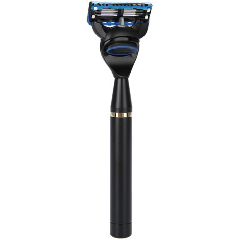 Rasoir de sûreté vintage à double tranchant pour barbe - Outil de rasage manuel noir (1/5)
