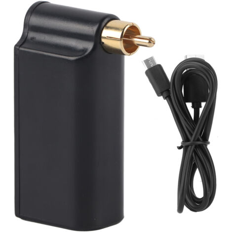 Stylo Tatouage Sans Fil Portable Machine à Tatouer Alimentation Secteur Connecteur RCA (1/5)